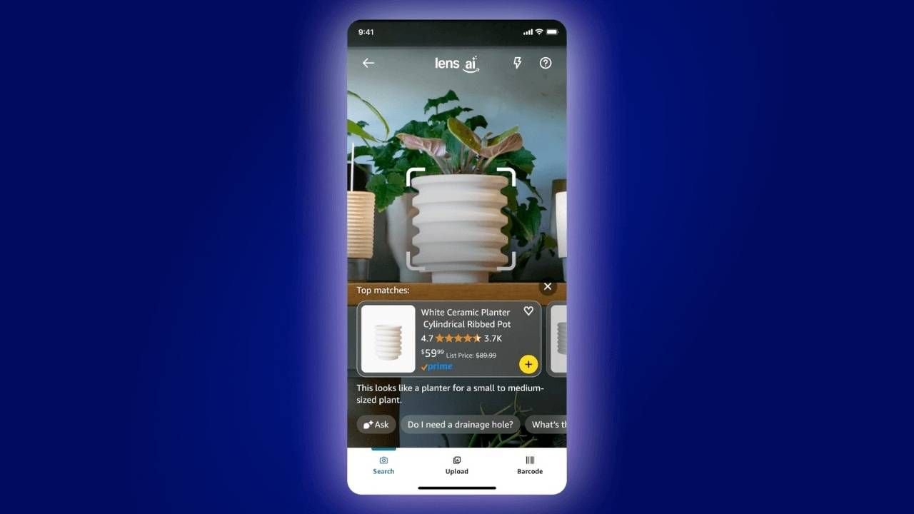 Amazon, Türkiye’de kamera ile ürün arama özelliğini başlattı.