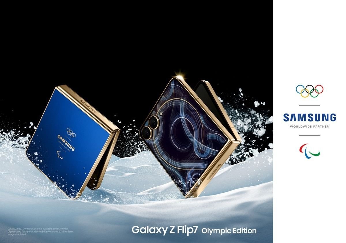Samsung, Kış Olimpiyatları için özel olarak tasarladığı Galaxy Z Flip 7 Olympic Edition modelini tanıttı.