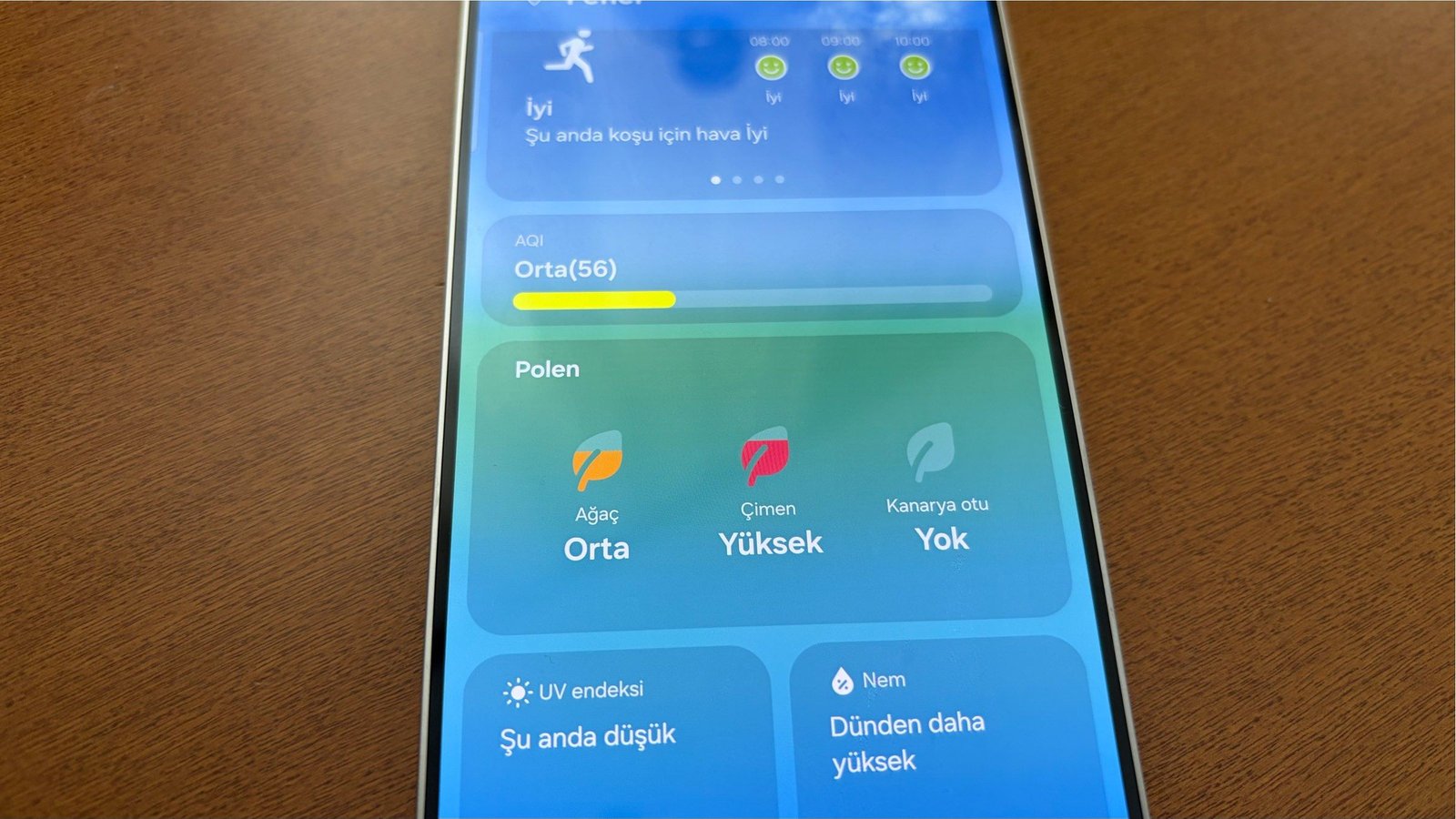 Samsung’un hava durumu uygulaması artık hangi alerjenlerin sizi etkilediğini belirleyebiliyor.