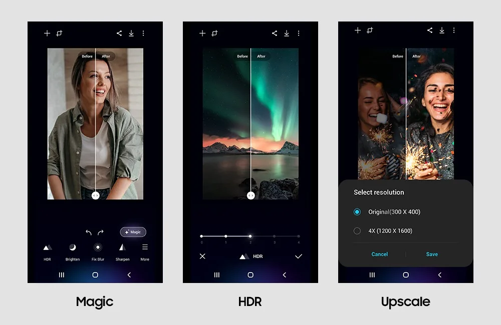 Samsung, fotoğraf düzenleme uygulamasını yeniledi.