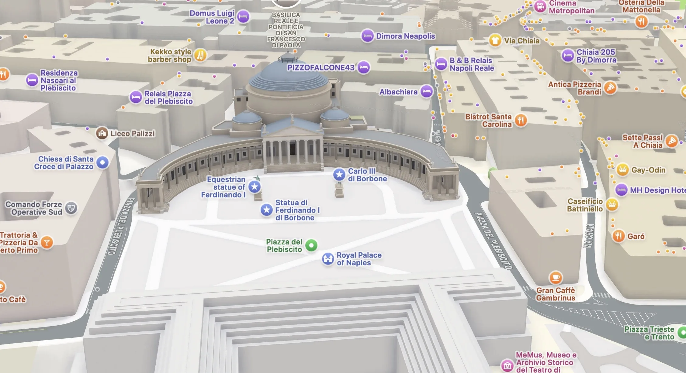 Apple Harita’nın ayrıntılı şehir deneyimi artık Roma ve Napoli’de kullanıma sunuldu.