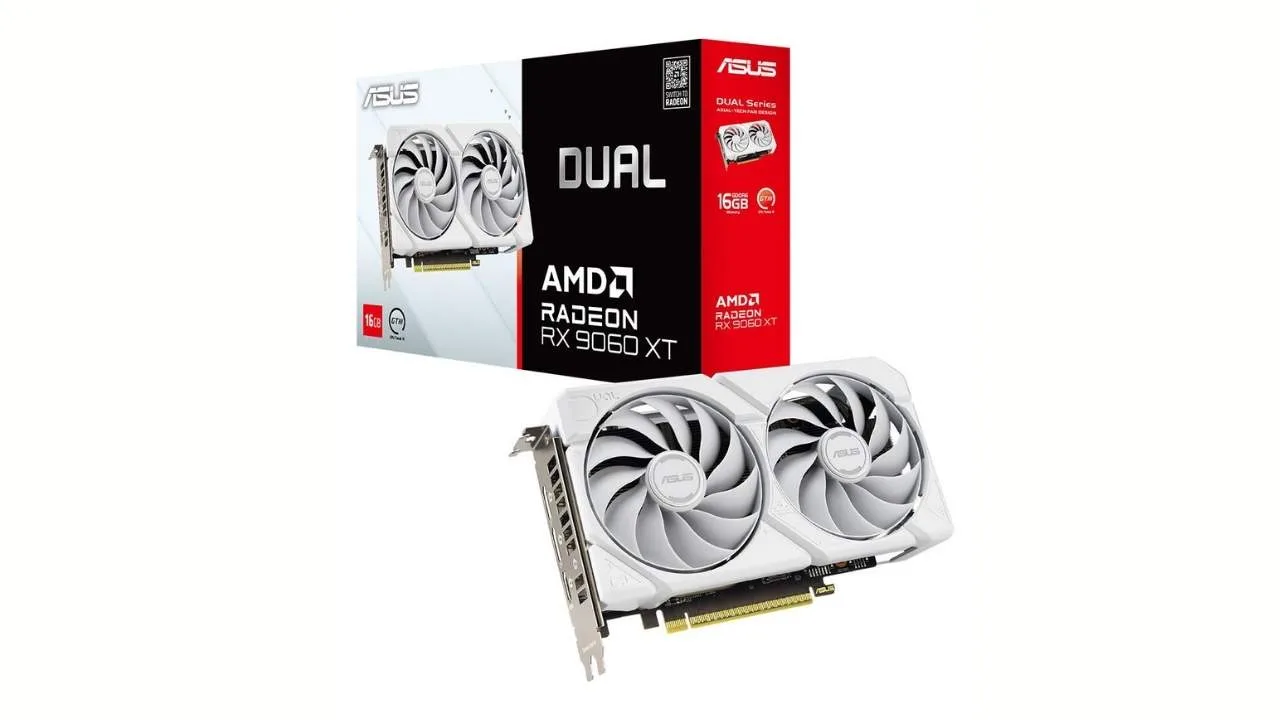 16GB GDDR6 ve RDNA 4 mimaralı ASUS RX 9060 XT White’ın fiyatı 20 bin TL’nin altına geriledi.