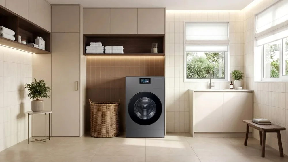 Samsung’un yeni Bespoke AI Laundry Combo modeli, yıkama ve kurutma işlemlerini daha hızlı bir şekilde gerçekleştiriyor.