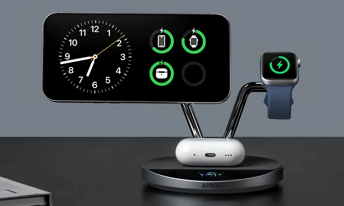 Anker, iPhone, Apple Watch ve AirPods için yeni bir Prime şarj istasyonu sundu.